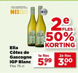 PLUS Elia Côtes de Gascogne IGP Blanc aanbieding