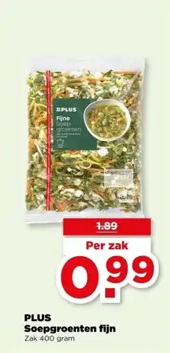 PLUS PLUS Soepgroenten fijn aanbieding