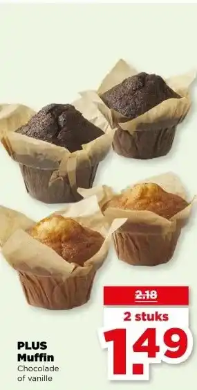 PLUS PLUS Muffin aanbieding
