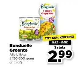 PLUS Bonduelle Groente aanbieding