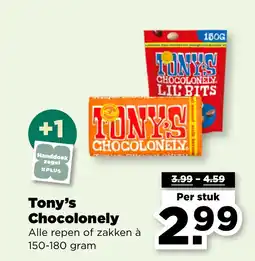 PLUS Tony's Chocolonely aanbieding