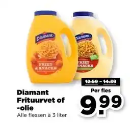 PLUS Diamant Frituurvet of olie aanbieding