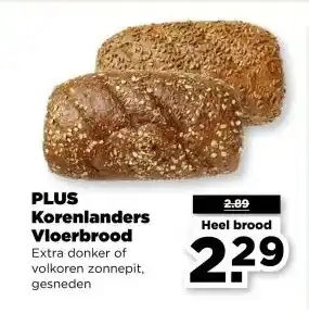 PLUS PLUS Korenlanders Vloerbrood aanbieding