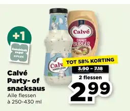 PLUS Calvé Party of snacksaus aanbieding