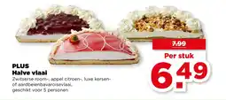 PLUS PLUS Halve vlaai aanbieding