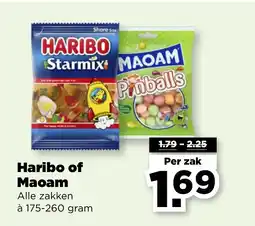 PLUS Haribo of Maoam aanbieding