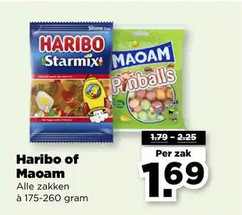 PLUS Haribo of Maoam aanbieding