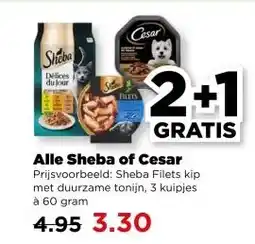 PLUS Alle Sheba of Cesar aanbieding