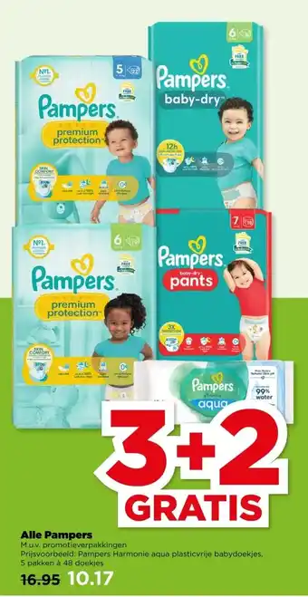 PLUS Alle Pampers aanbieding