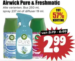 Dirk Airwick Pure & Freshmatic aanbieding