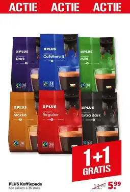 Coop PLUS Koffiepads aanbieding