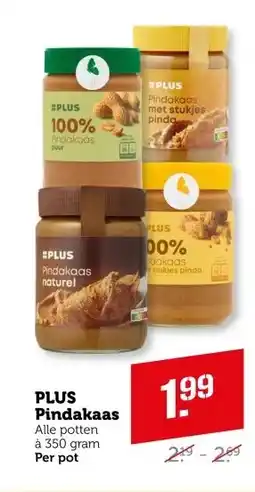 Coop PLUS Pindakaas aanbieding