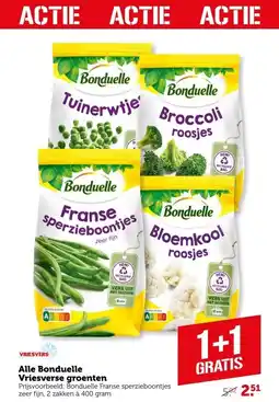 Coop Alle Bonduelle Vriesverse groenten aanbieding