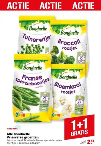 Coop Alle Bonduelle Vriesverse groenten aanbieding
