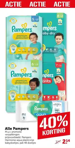 Coop Alle Pampers aanbieding