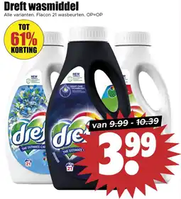 Dirk Dreft wasmiddel aanbieding