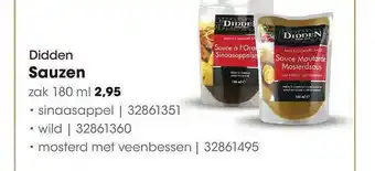 HANOS Didden Sauzen aanbieding