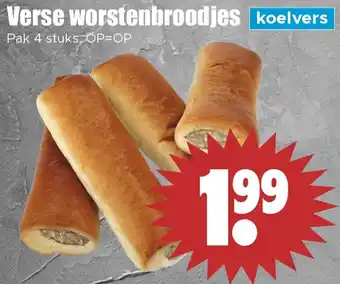 Dirk Verse worstenbroodjes koelvers aanbieding