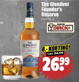 Dirk The Glenlivet Founder's Reserve aanbieding