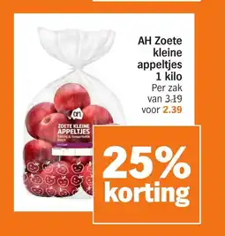Albert Heijn AH Zoete kleine appeltjes aanbieding