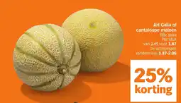 Albert Heijn AH Galia of cantaloupe meloen aanbieding