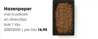 HANOS Hazenpeper Met Kruidkoek aanbieding