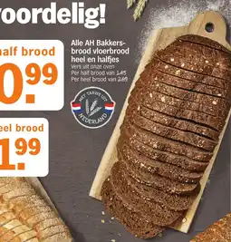 Albert Heijn Alle AH Bakkers brood vloerbrood halfjes aanbieding