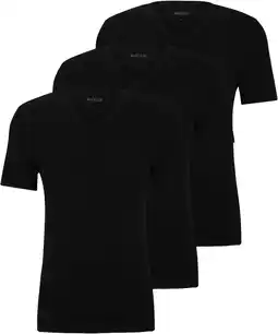 Amazon BOSS Heren T-shirt, zwart 1, L aanbieding
