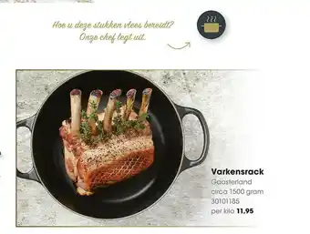 HANOS Varkensrack aanbieding