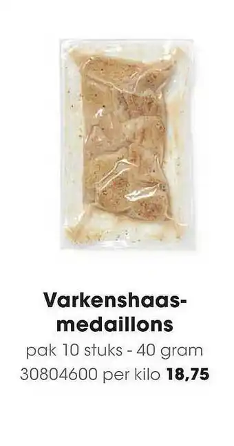 HANOS Varkenshaas Medaillons aanbieding