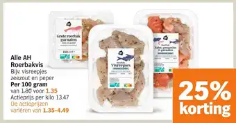 Albert Heijn Alle AH Roerbakvis aanbieding