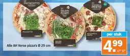 Albert Heijn Alle AH Verse pizza's aanbieding