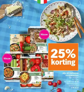 Albert Heijn Alle AH Italiaanse verspakketten Bijv. lasagne aanbieding