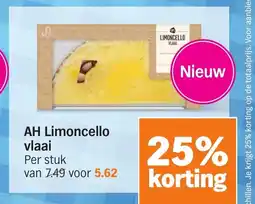 Albert Heijn AH Limoncello vlaai aanbieding