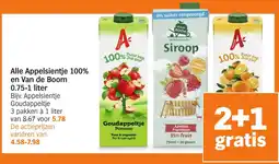 Albert Heijn Alle Appelsientje 100% en Van de Boom aanbieding