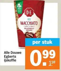Albert Heijn Alle Douwe Egberts ijskoffie aanbieding