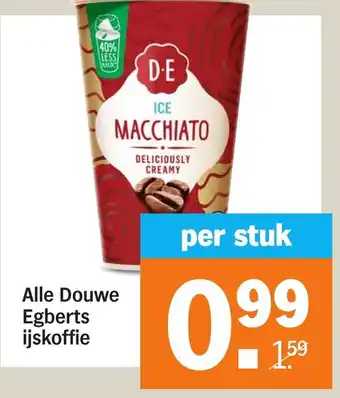 Albert Heijn Alle Douwe Egberts ijskoffie aanbieding