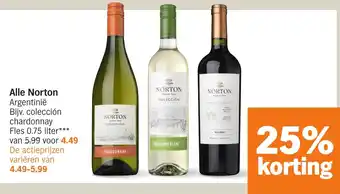 Albert Heijn Alle Norton Argentinië aanbieding