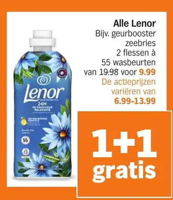 Albert Heijn Alle Lenor aanbieding