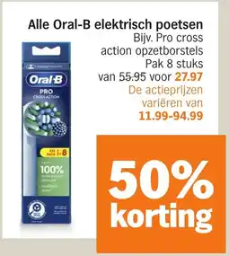 Albert Heijn Alle Oral B elektrisch poetsen aanbieding