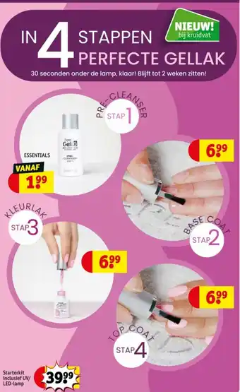 Kruidvat Starterkit inclusief UV/ LED lamp aanbieding