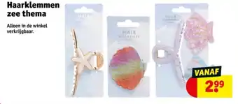 Kruidvat Haarklemmen zee thema aanbieding