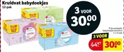 Kruidvat Kruidvat babydoekjes aanbieding