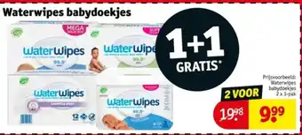 Kruidvat Waterwipes babydoekjes aanbieding