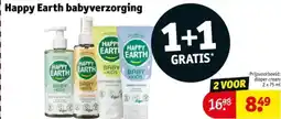 Kruidvat Happy Earth babyverzorging aanbieding