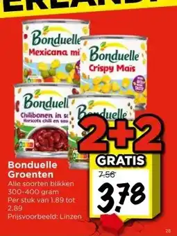 Vomar Voordeelmarkt Bonduelle Groenten aanbieding