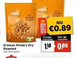 Vomar Voordeelmarkt G'woon Pinda's Dry Roasted aanbieding