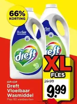Vomar Voordeelmarkt Dreft Vloeibaar Wasmiddel aanbieding