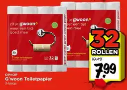 Vomar Voordeelmarkt G'woon Toiletpapier aanbieding