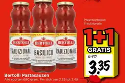 Vomar Voordeelmarkt Bertolli Pastasauzen aanbieding